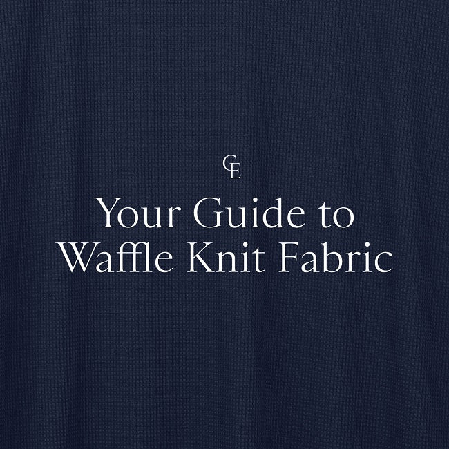 Your Guide to Waffle Knit Fabric - Cozy Earth