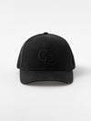 Black cap with a CE logo on a light gray background |Color:Black