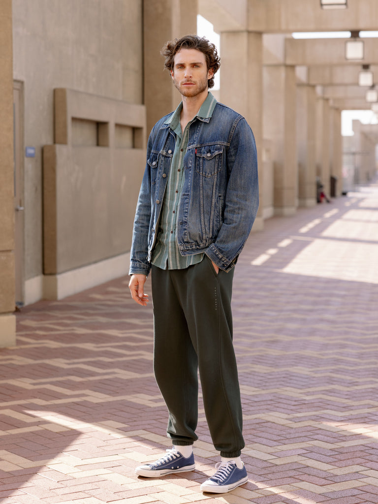 Men's CityScape Fleece Sweatpants - Cozy Earth