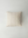 Buttermilk Aire Bamboo Box Quilt Euro Sham king size. The sham is resting on a white background|Color:Buttermilk|Size:King