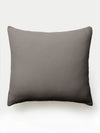 Charcoal euro coverlet sham with white background |Color:Charcoal