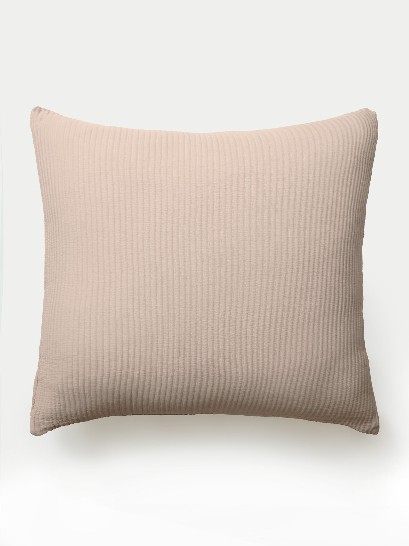Driftwood euro coverlet sham with white background