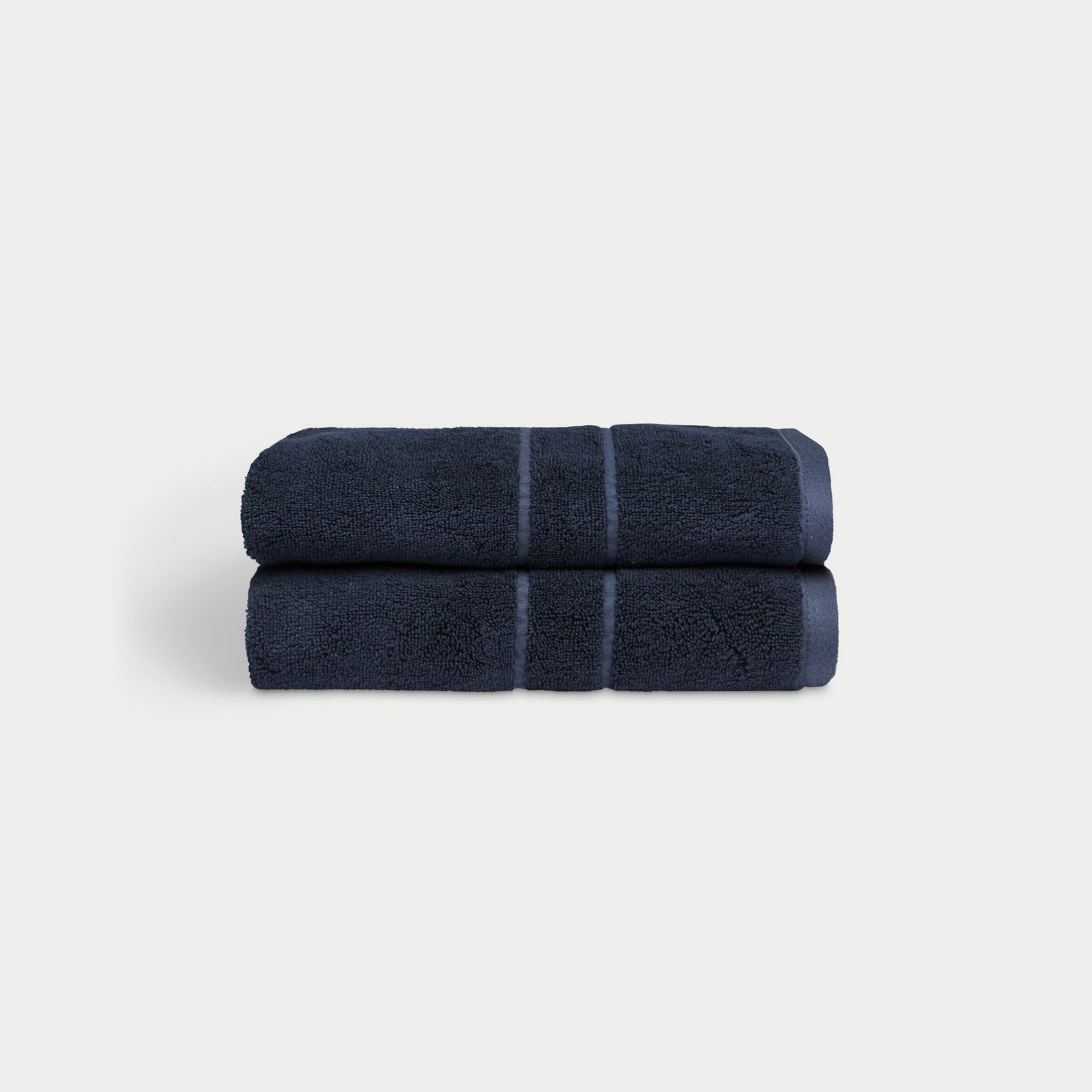 Premium Plush Bath Towels in the color Dusk. Photo of Complete Premium Plush Bath Bundle taken with white background