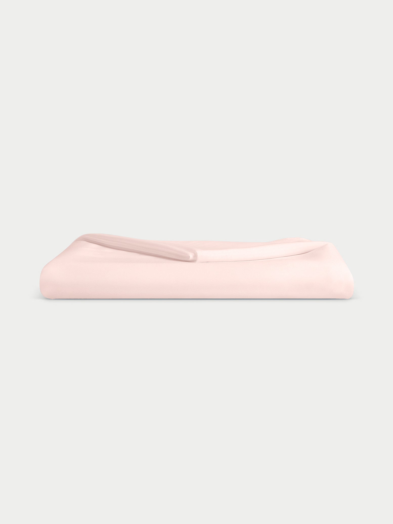 Peony flat sheet Folded on grey background