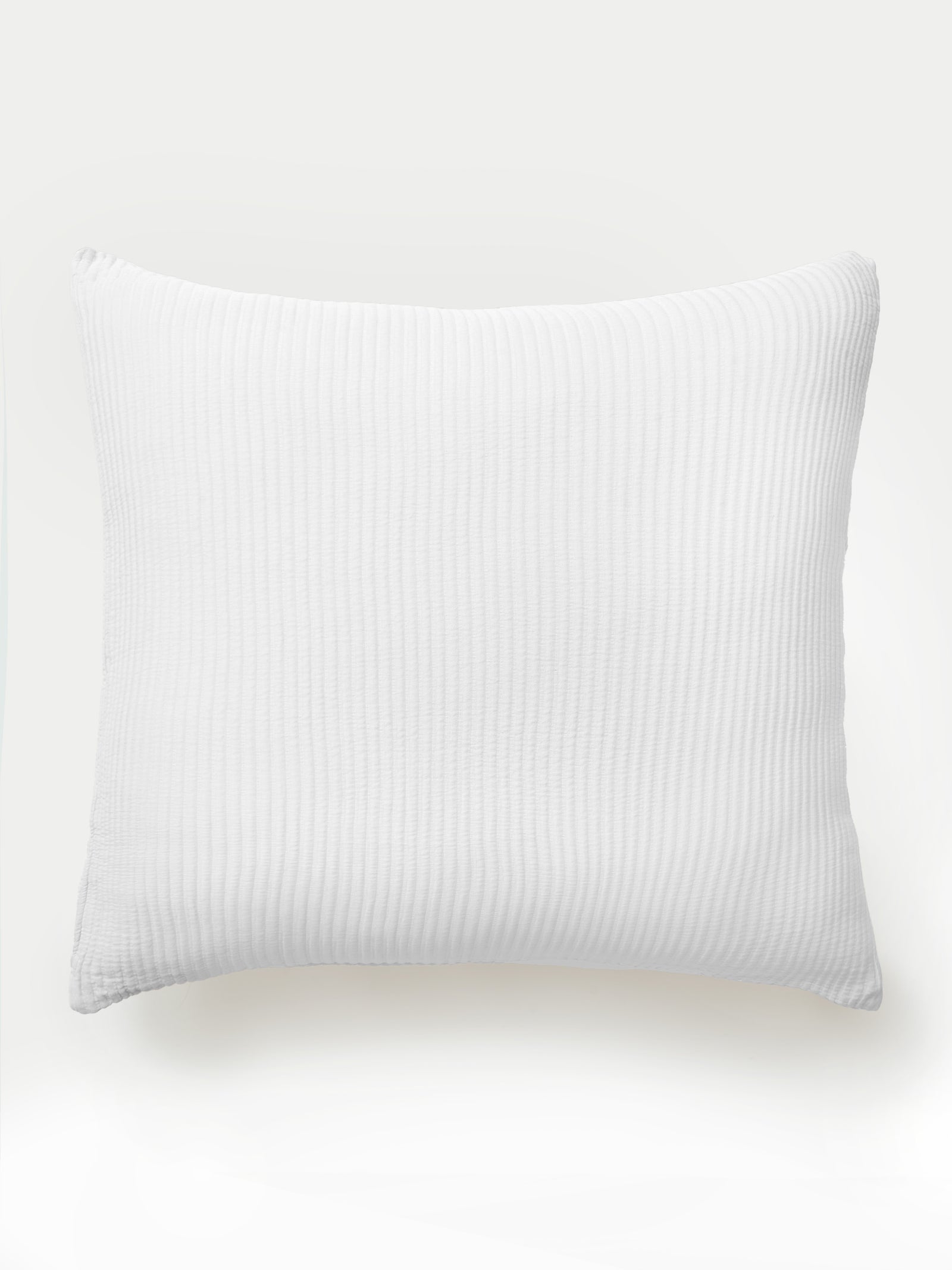 White euro coverlet sham with what background