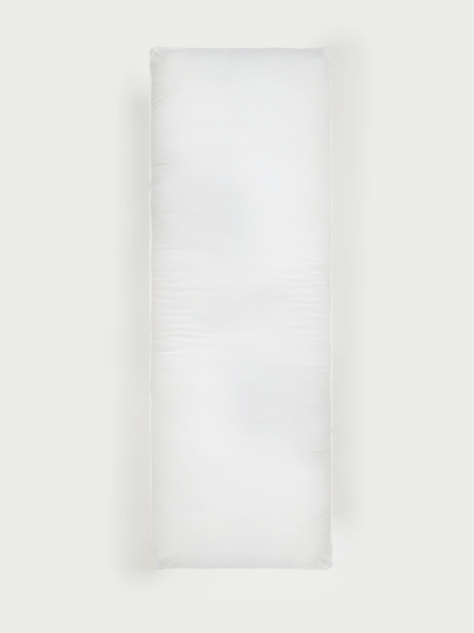 Body pillow with white background