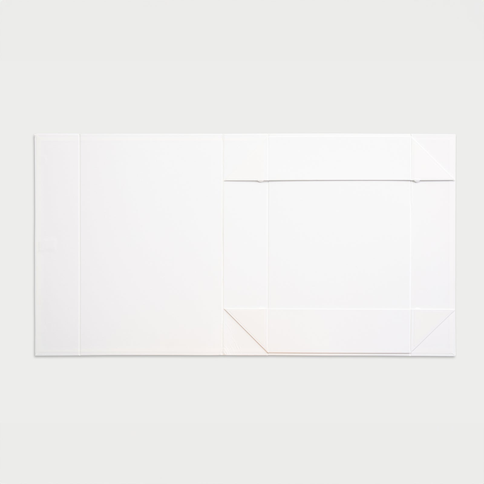 Flattened gift box
