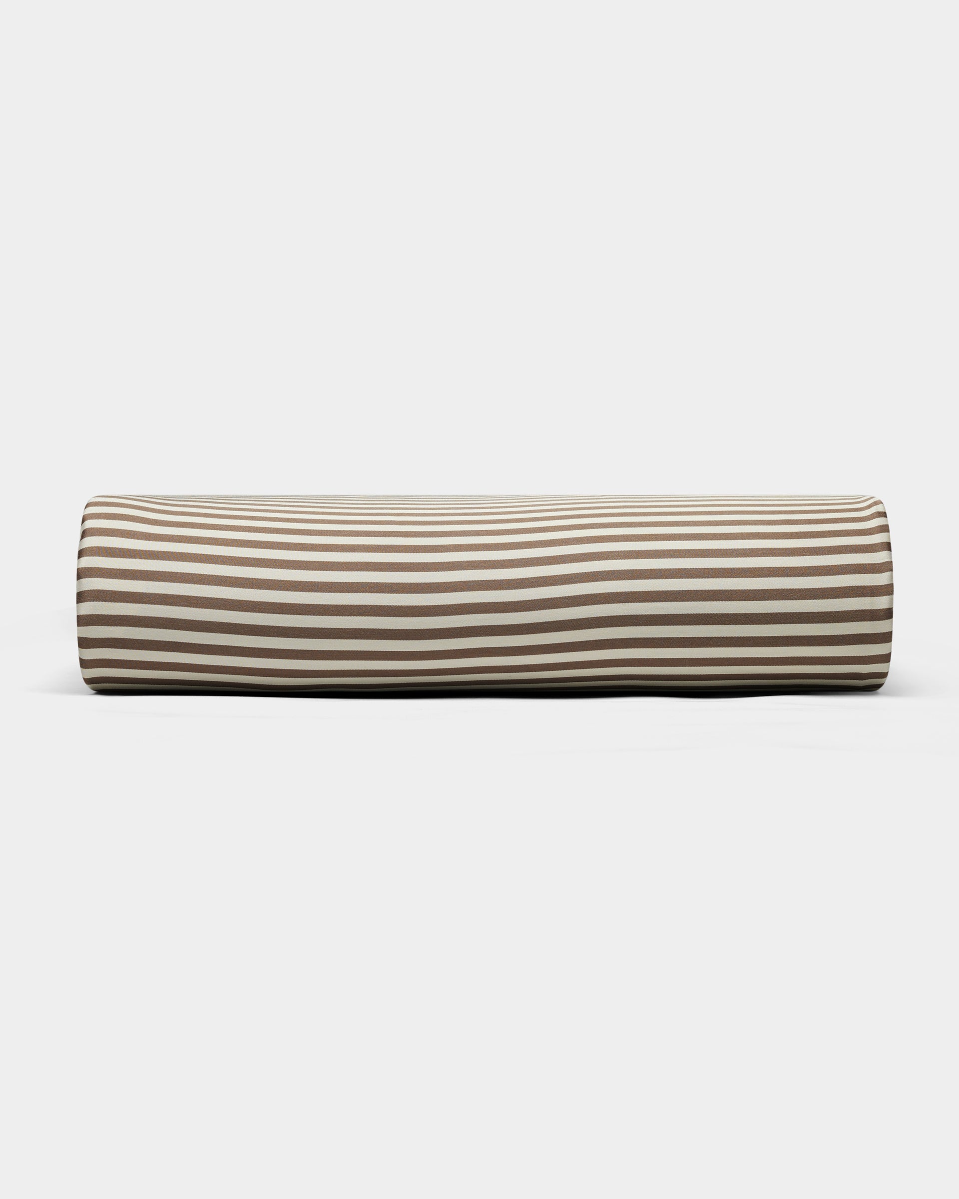 The Cozy Earth Bamboo Sheet Set is displayed against a plain white background.|Color:Classic Stripe in Ebony