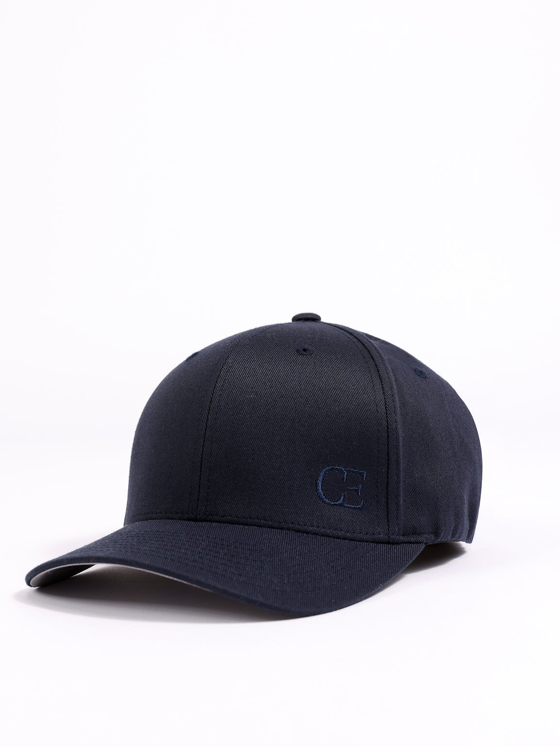 Side view of navy urban classic hat 