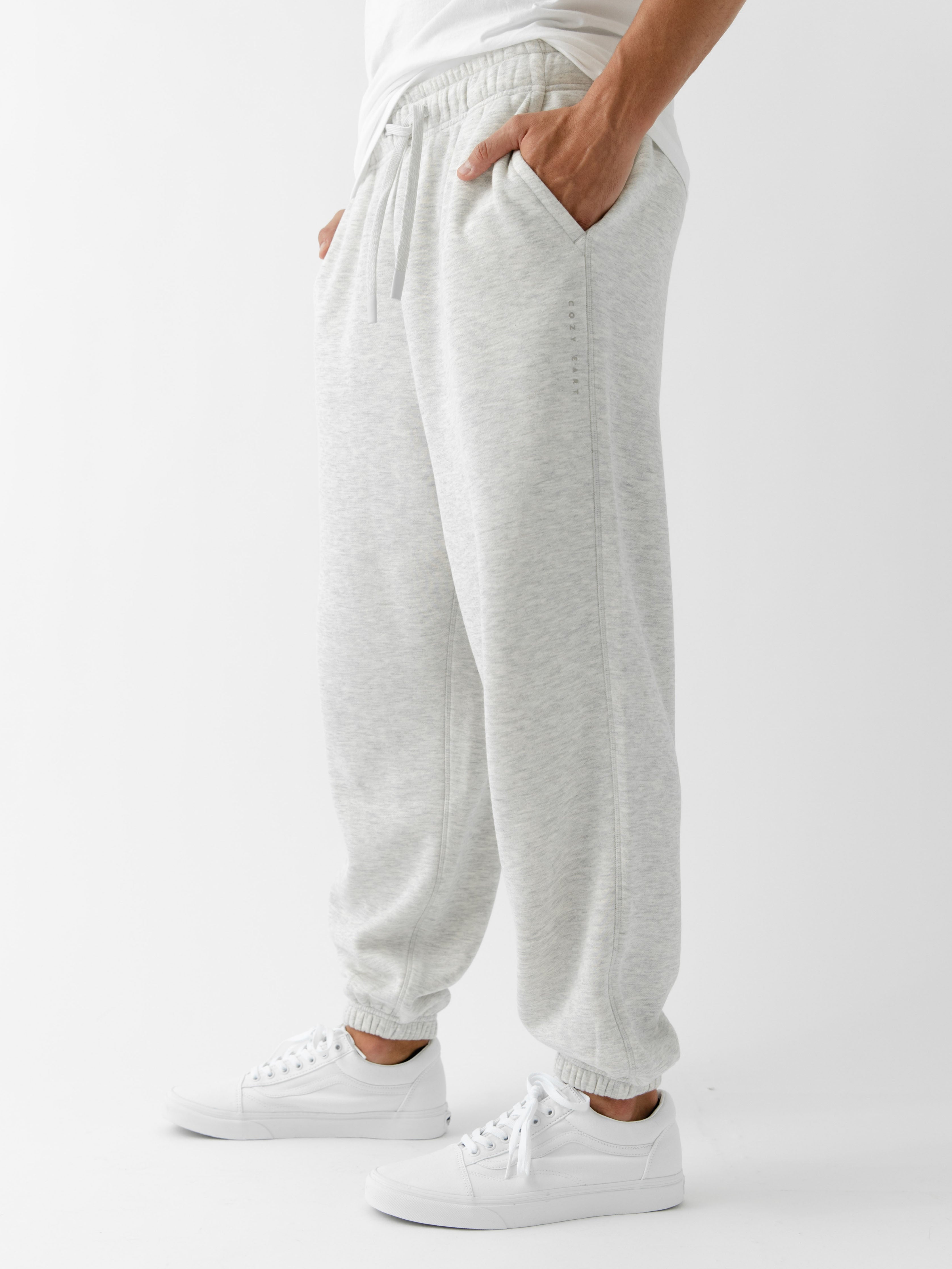 Heather Grey cityscape sweats with white background |Color:Heather Grey