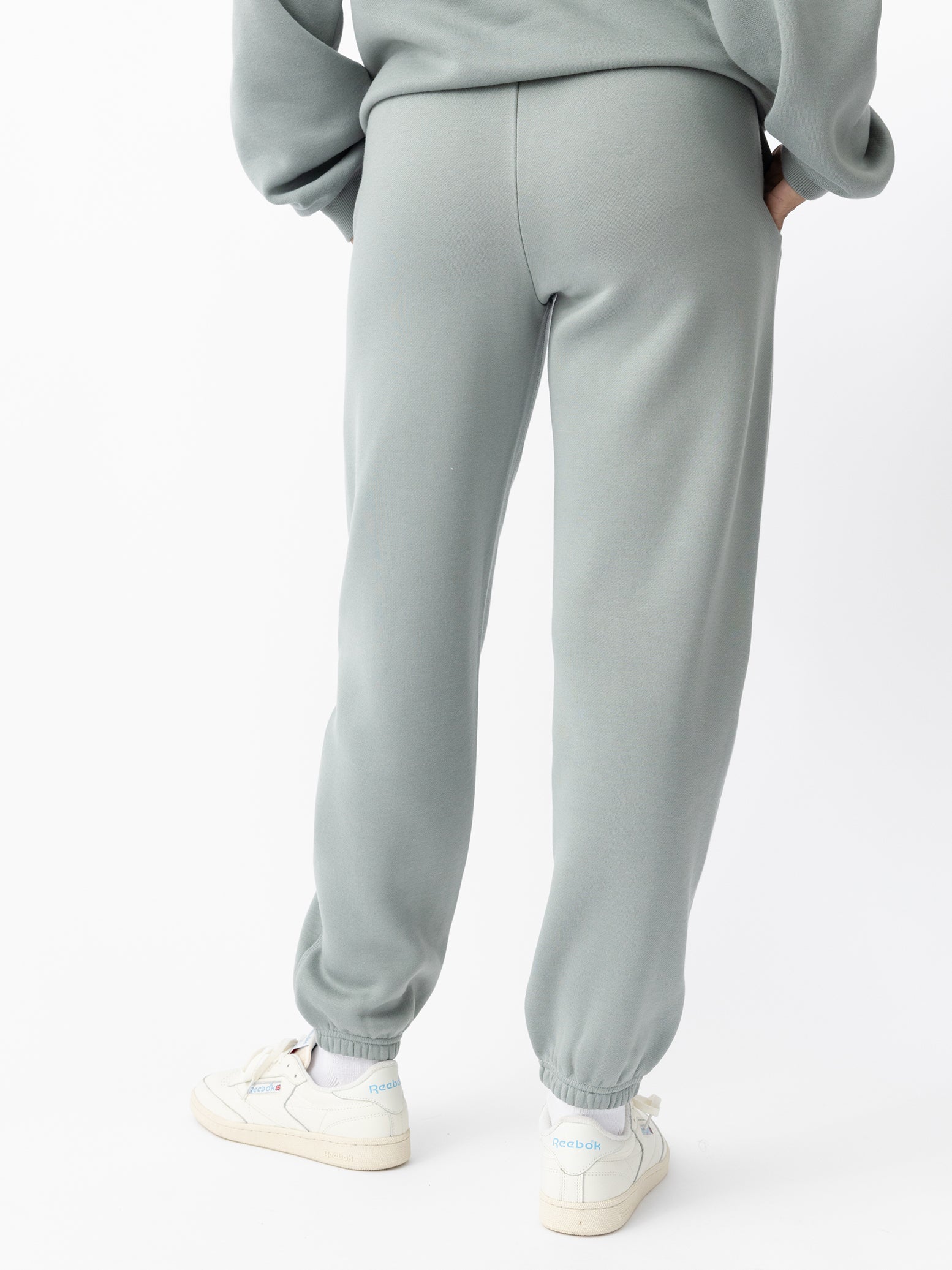 Back of haze cityscape sweats with white background