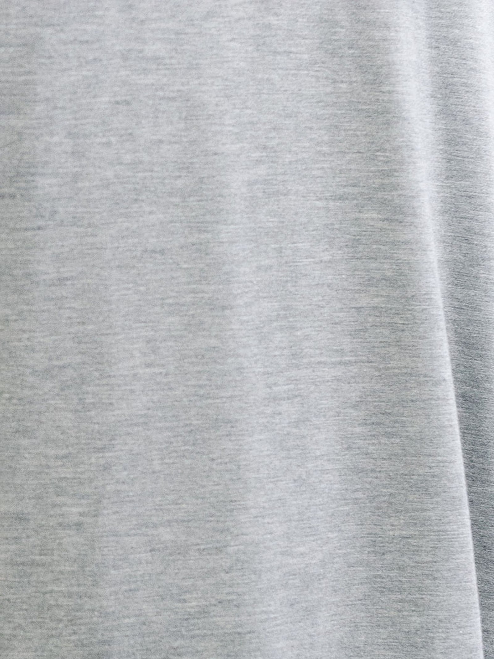 Close up of heather grey pajama fabric