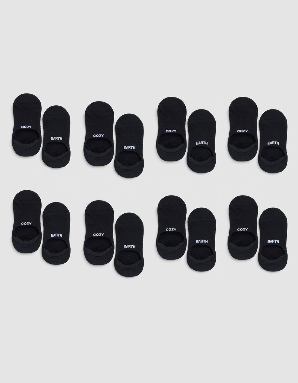 Essential No-Show Sock 8-Pack | Cozy Earth