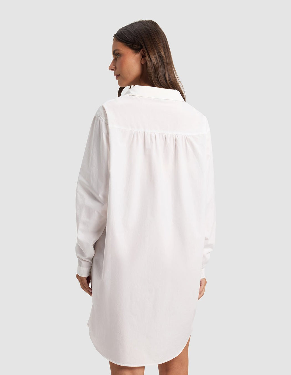 sleep shirt dress Women's Sutton Sleep Dress in White (Size: Small)