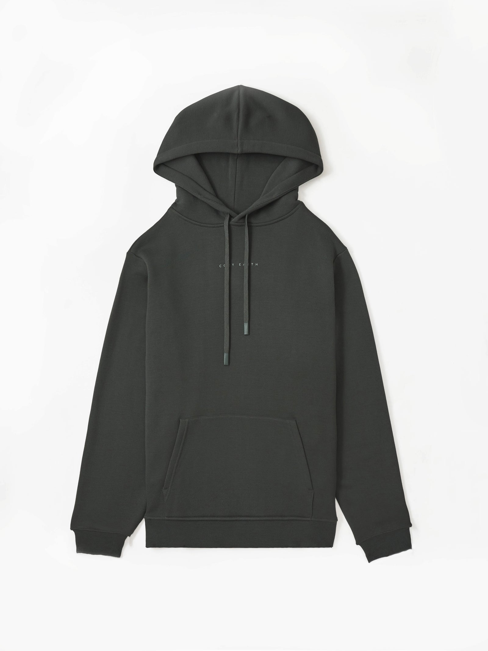 Flat lay of storm cityscape hoodie