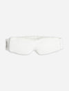 Ivory sleep mask with white background |Color:Ivory