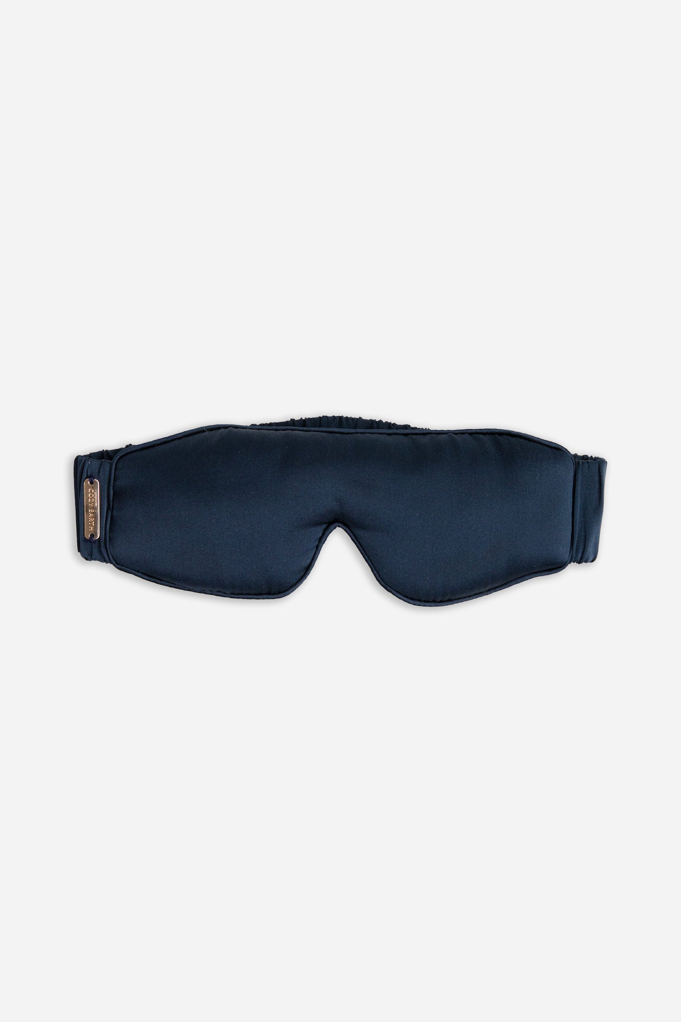 Blue Serenity Silk sleep mask on a white background |Color:Navy