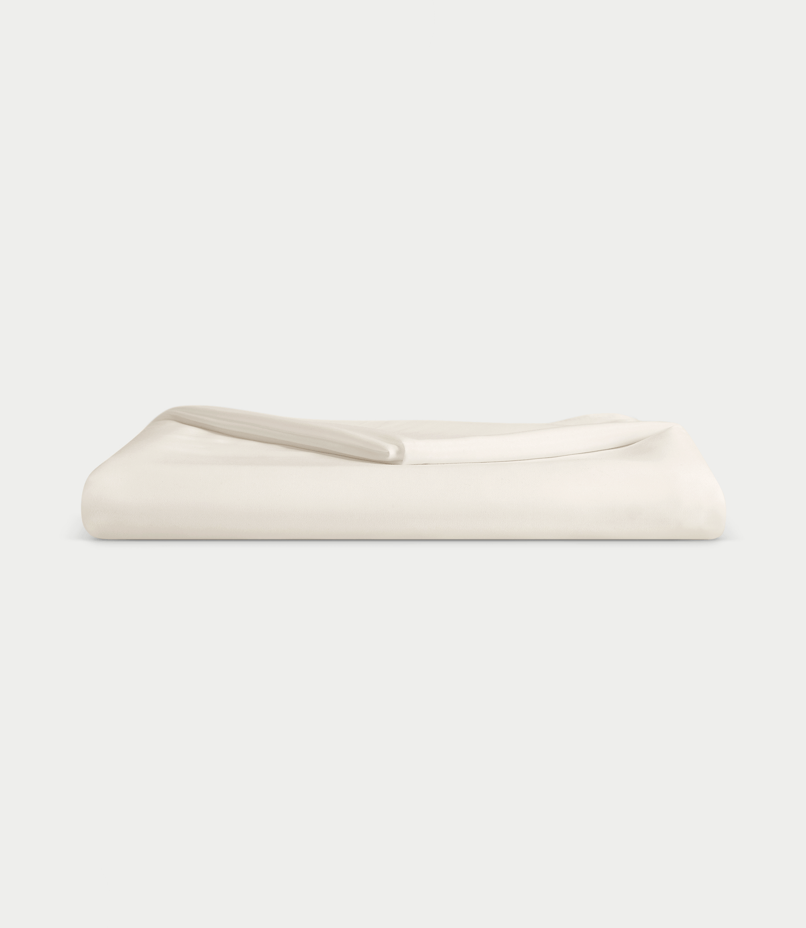 Oat flat sheet folded with white background