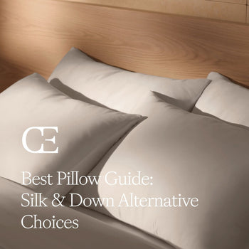 a stack of pillows on a bed