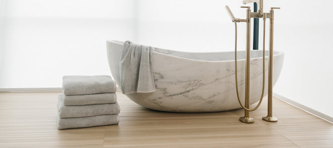 Cozy Earth Premium Plush Viscose from Bamboo, Oversized Spa Bath Sheets