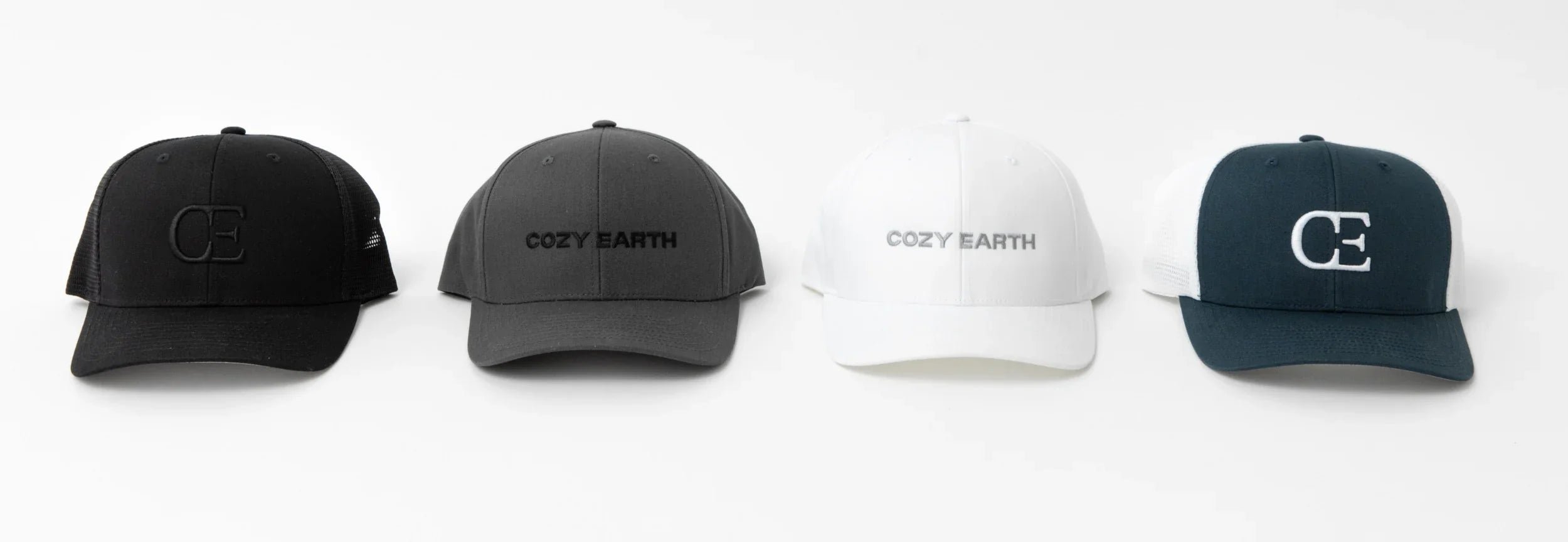 Four Cozy Earth hats