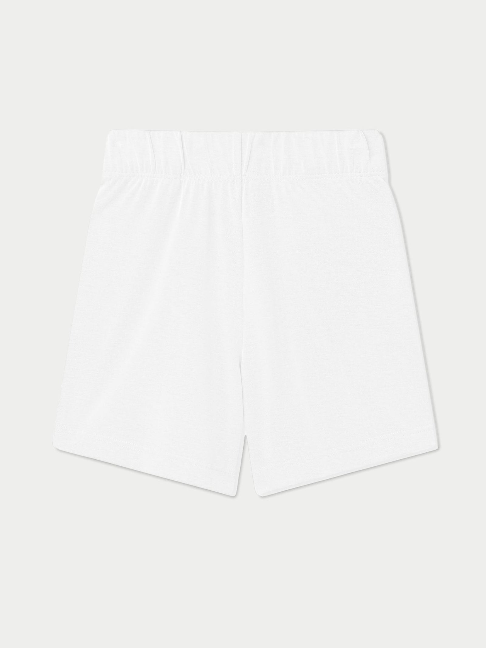 Women's Modern Modal Mid-Length Shorts in White