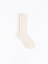Cozy Earth Plush Lounge Sock 1-Pack in Alabaster |Color:Alabaster