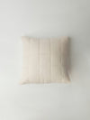 Buttermilk Aire Bamboo Box Quilt Euro Sham king size. The sham is resting on a white background|Color:Buttermilk|Size:King