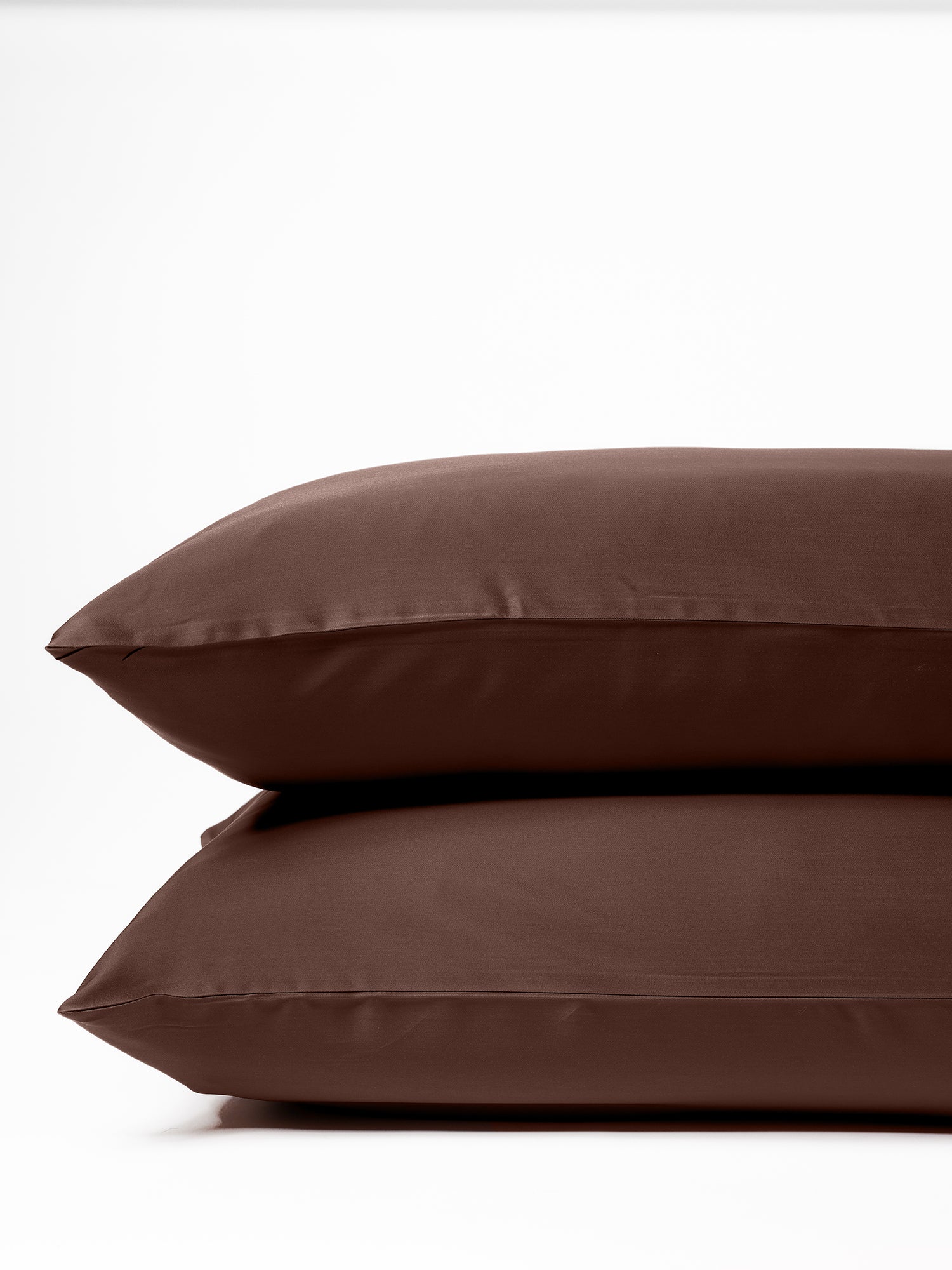 Two coffee pillowcases in standard/king/body