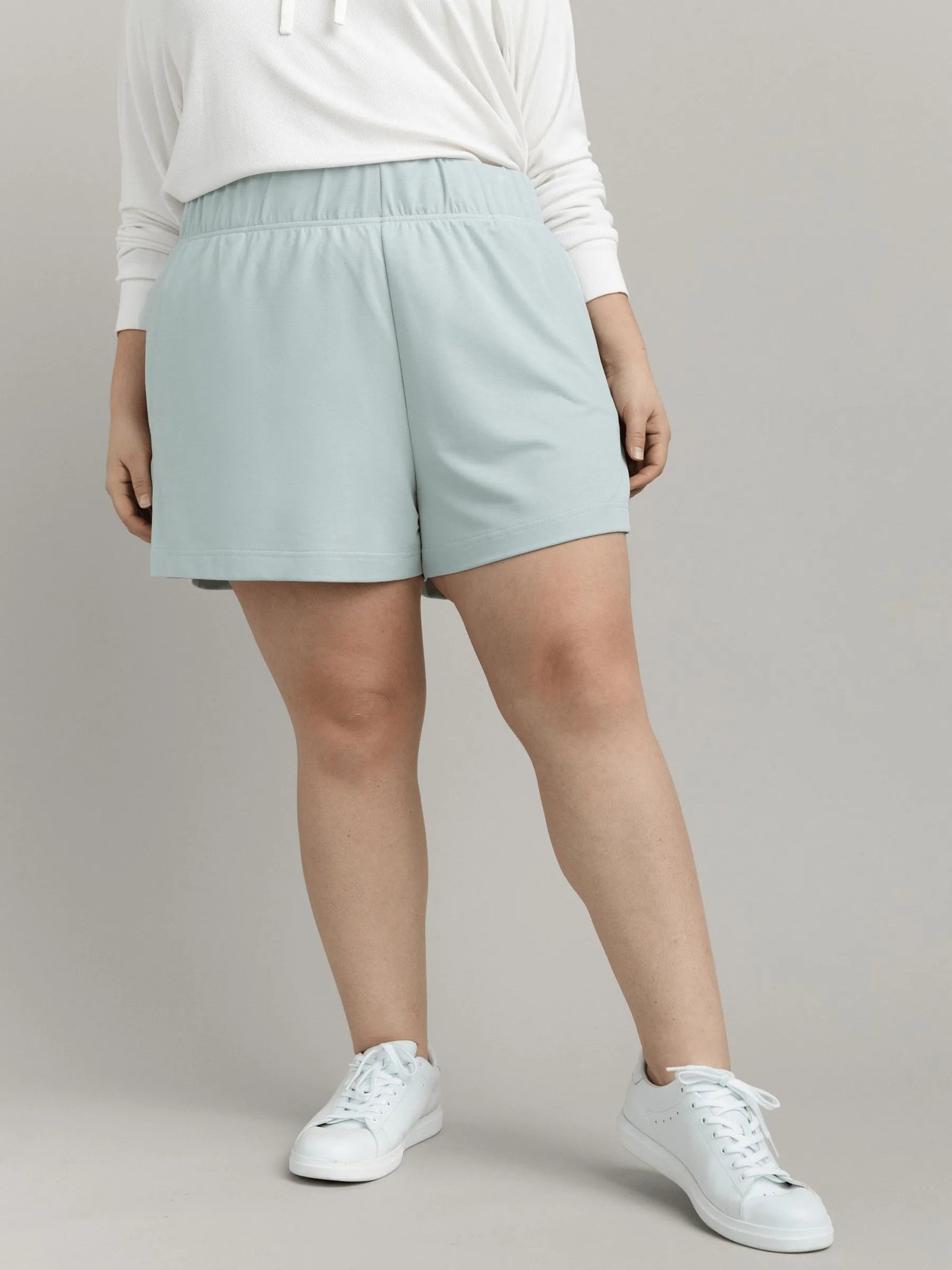 Modern Modal Shorts in Glacier 