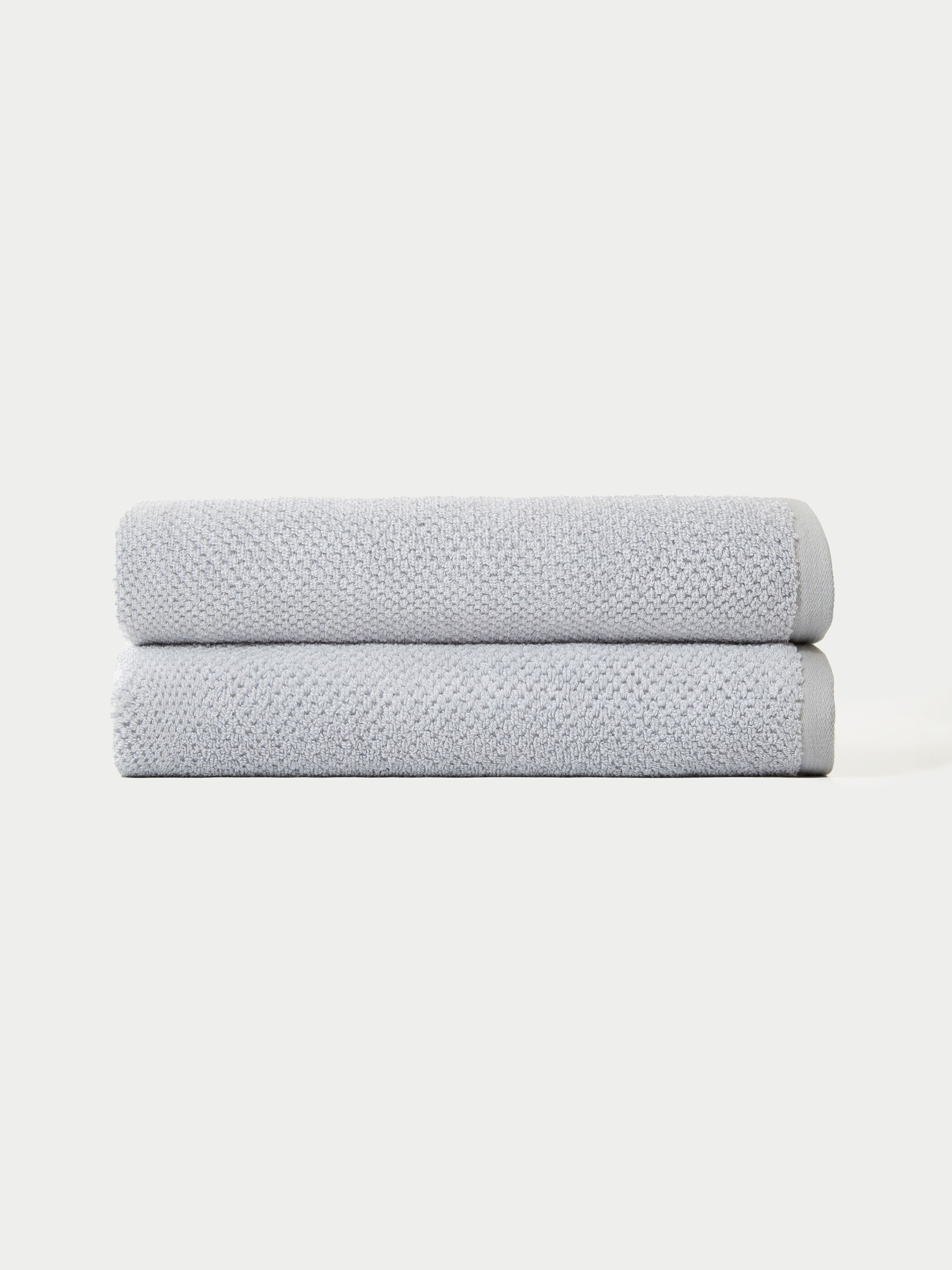 Cozy Earth Premium Plush Bath Towels - Harbor Mist