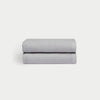 Harbor Mist Waffle Hand Towel set neatly folded. The photo was taken with a white background. |Color:Harbor Mist