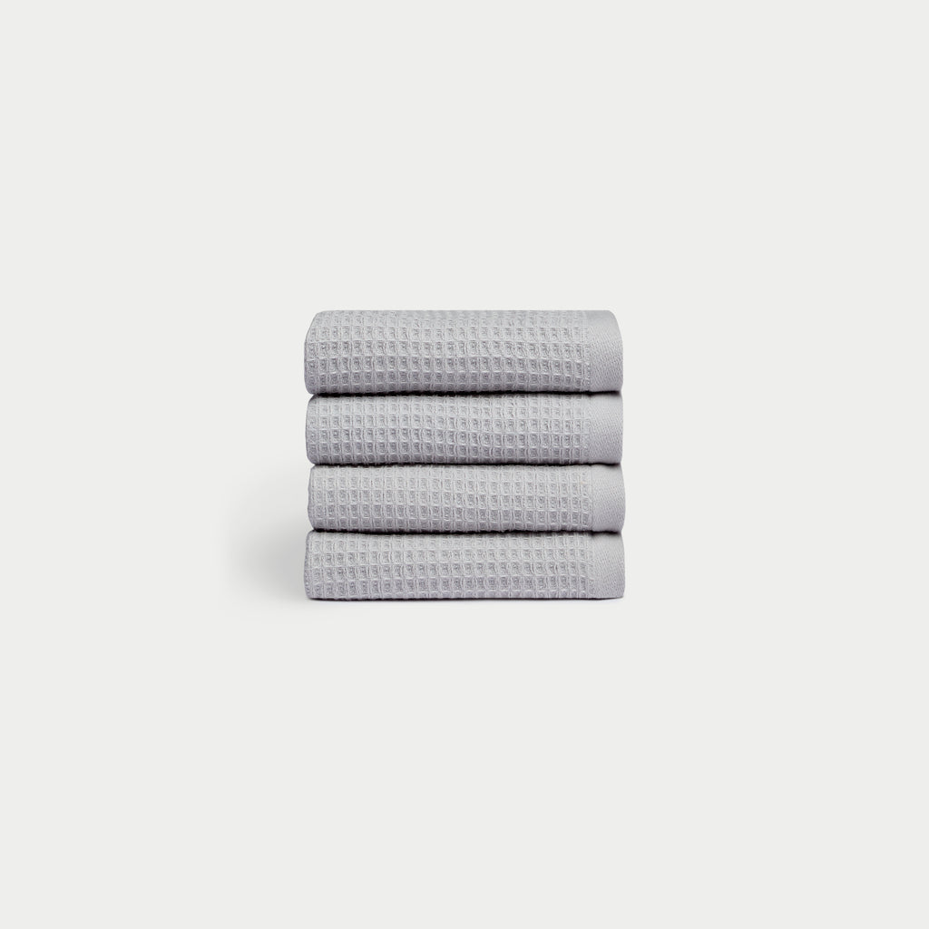 Waffle Washcloths (Light gray)