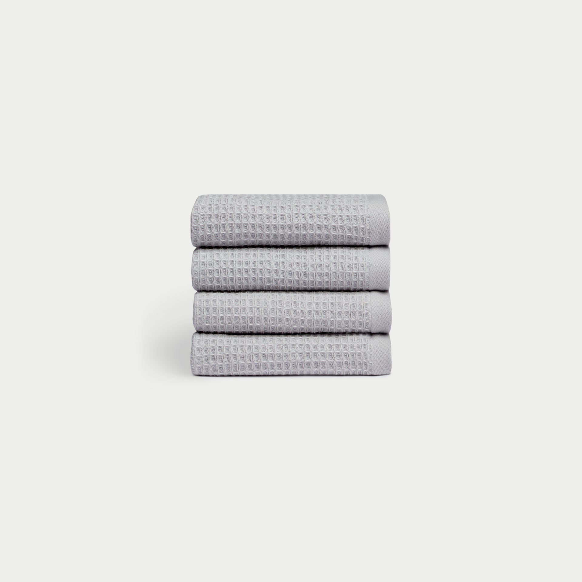 Waffle Washcloths - Charcoal
