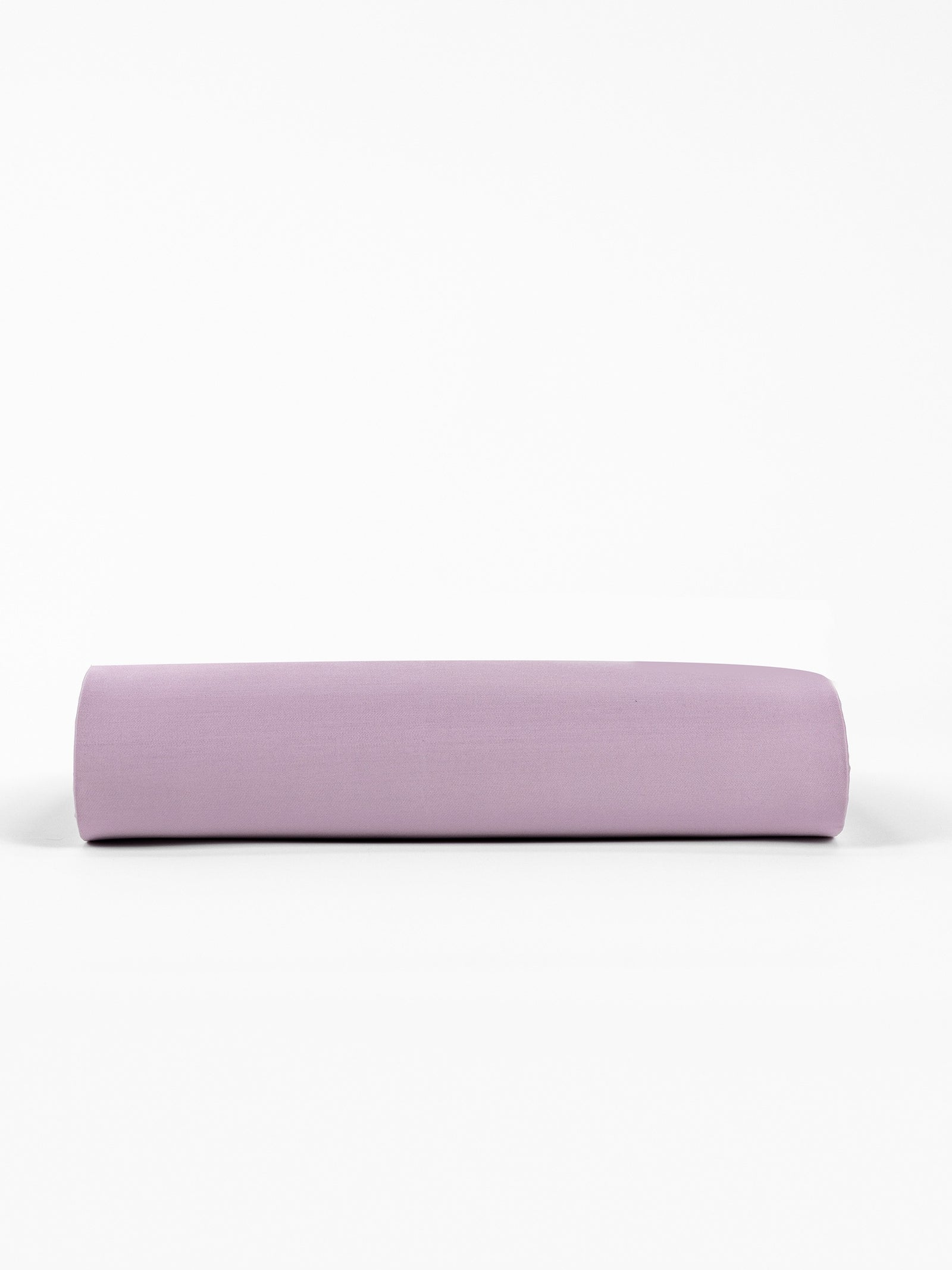 A Cozy Earth Crib Sheet in Lavender, arranged horizontally against a plain white background. 