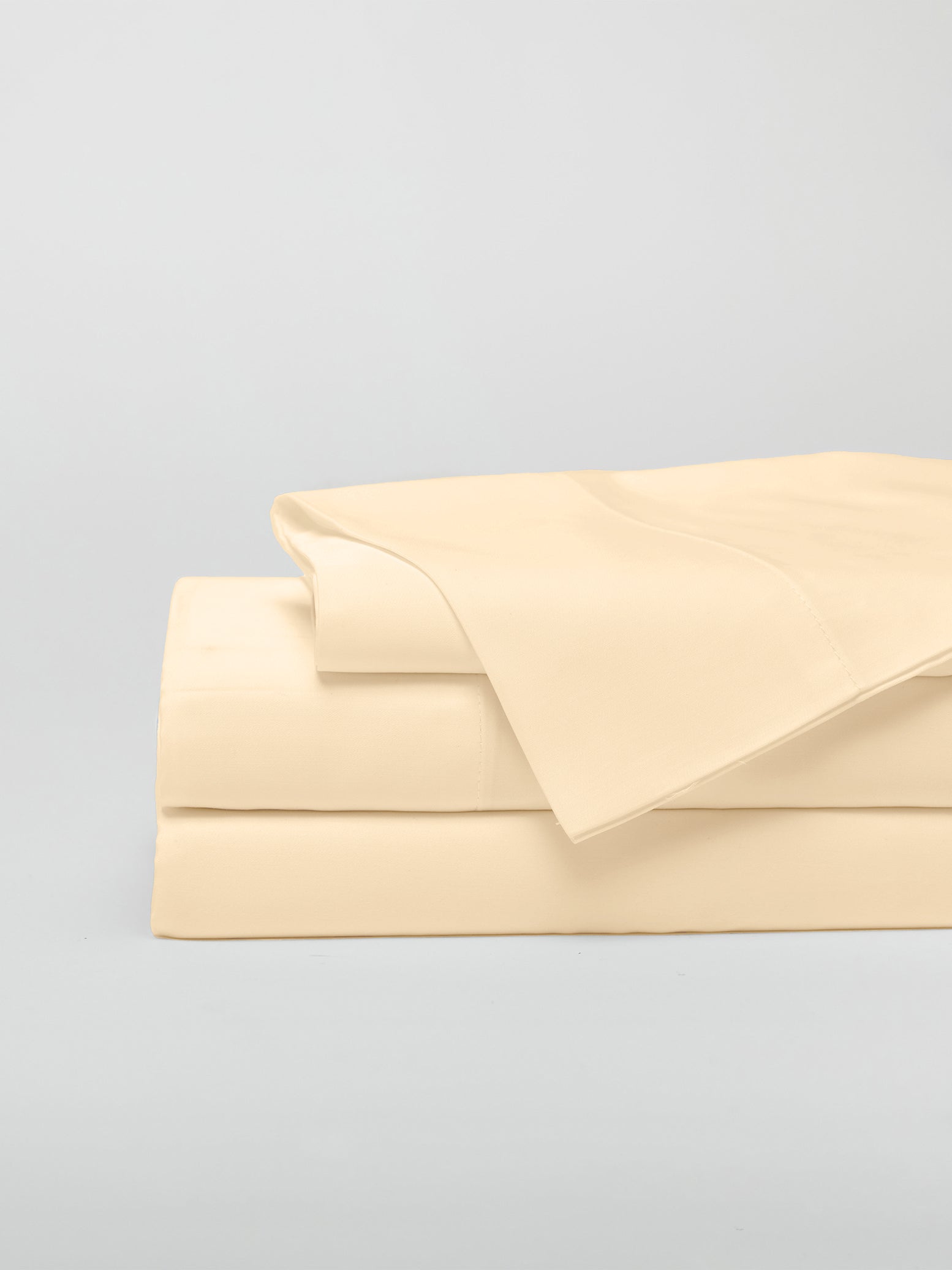 Lemonade Sheet set folded with grey background |Color:Lemonade