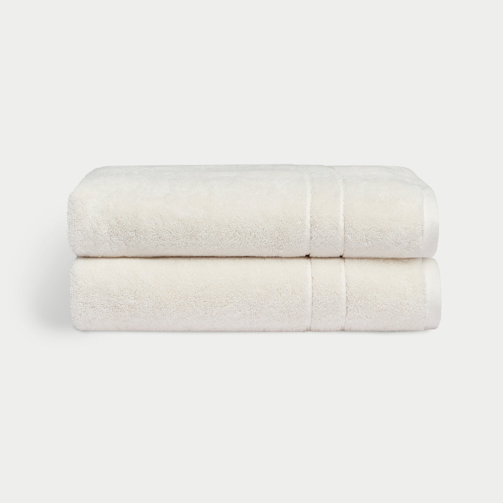 Premium Plush Bath Towels (WHITE)