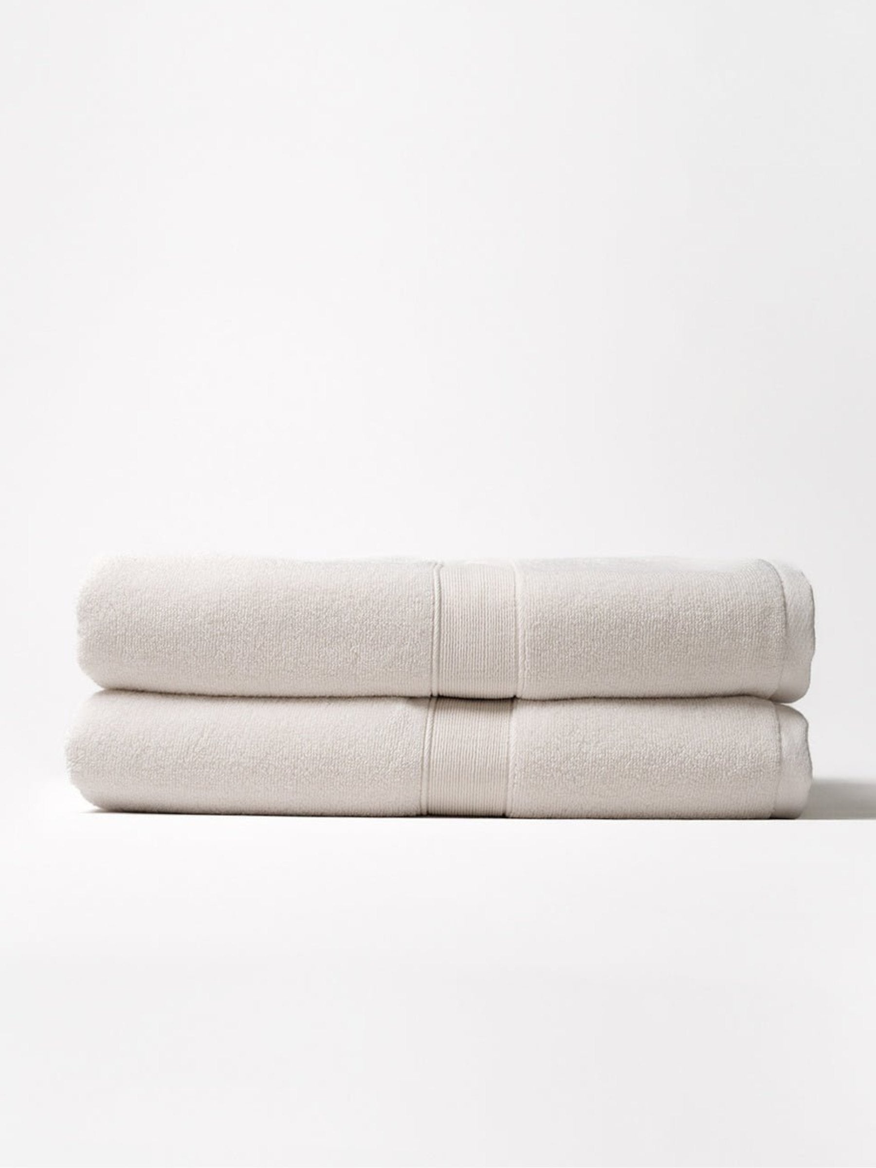 Luxe Bath Sheets - Sand Stripe