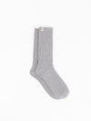 Cozy Earth Plush Lounge Sock 1-Pack in Stone |Color:Stone