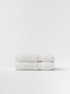 White hand towels folded with white background |Color:White