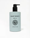 Body Oil bottle with white background