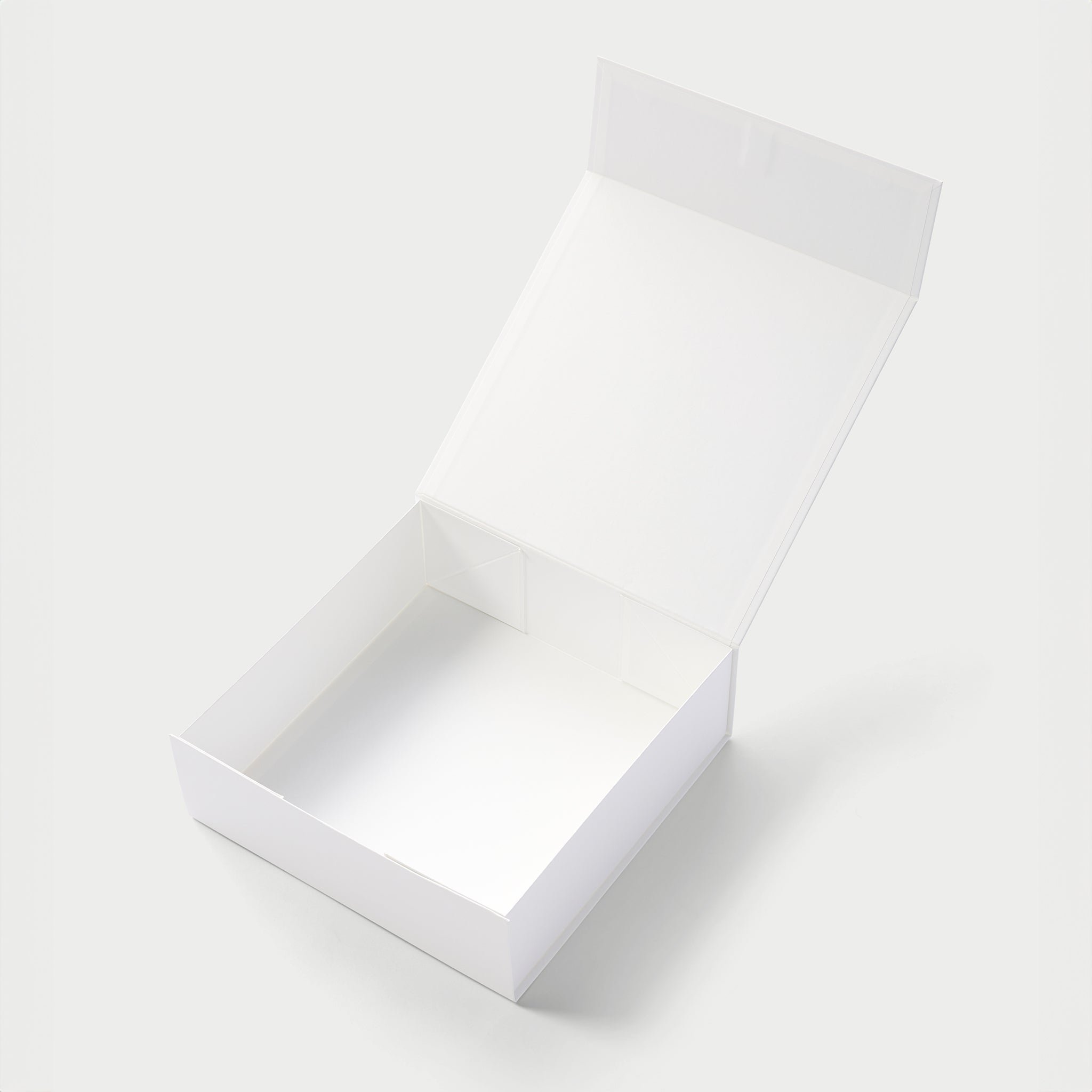 Open gift box with nothing inside 