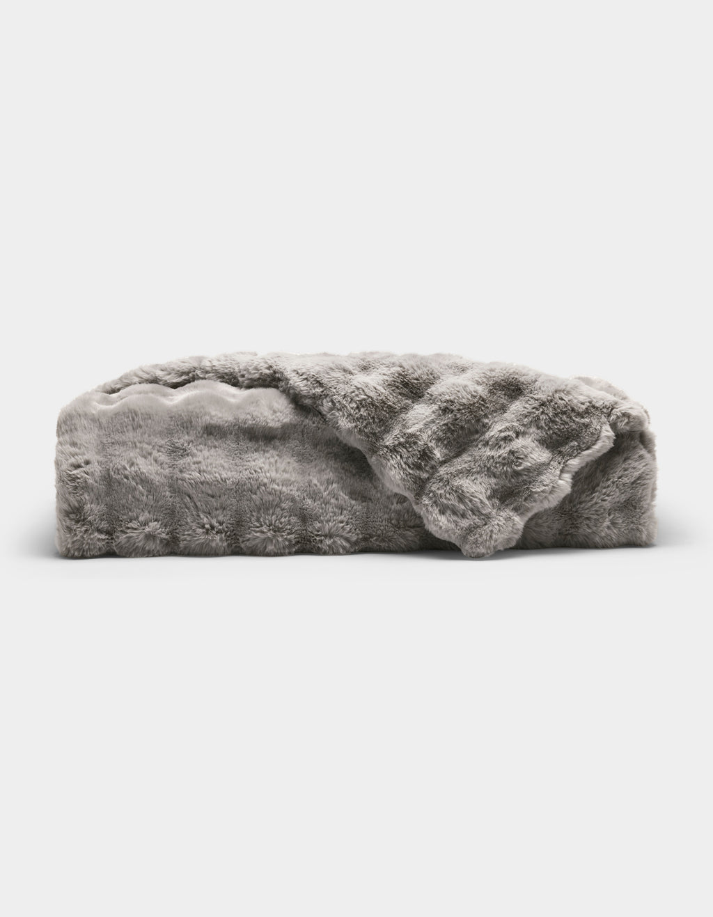 Bubble Cuddle Blanket - White Oversized