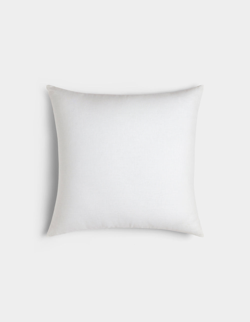 The Cozy Earth Linen Throw Pillow is displayed from a top-down view, centered against a light gray background.