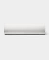 The Cozy Earth Bamboo Jersey Fitted Sheet is displayed against a light gray background, highlighting its smooth fabric and snug fit on the mattress.|Color:White