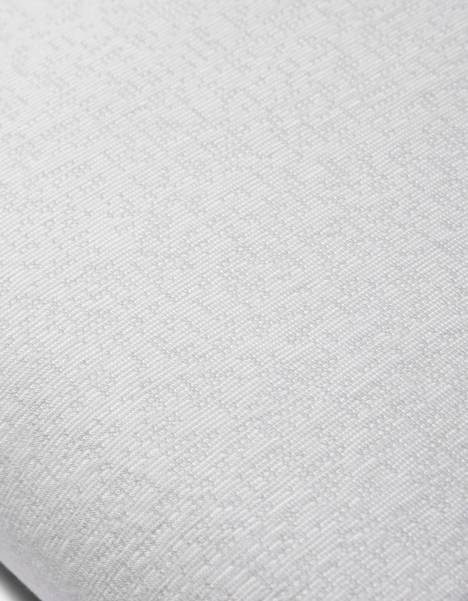 Close-up of the Cozy Earth Cooling Mattress Protector in light gray, showcasing its textured, woven fabric with fine grid-like details for a soft, clean look.