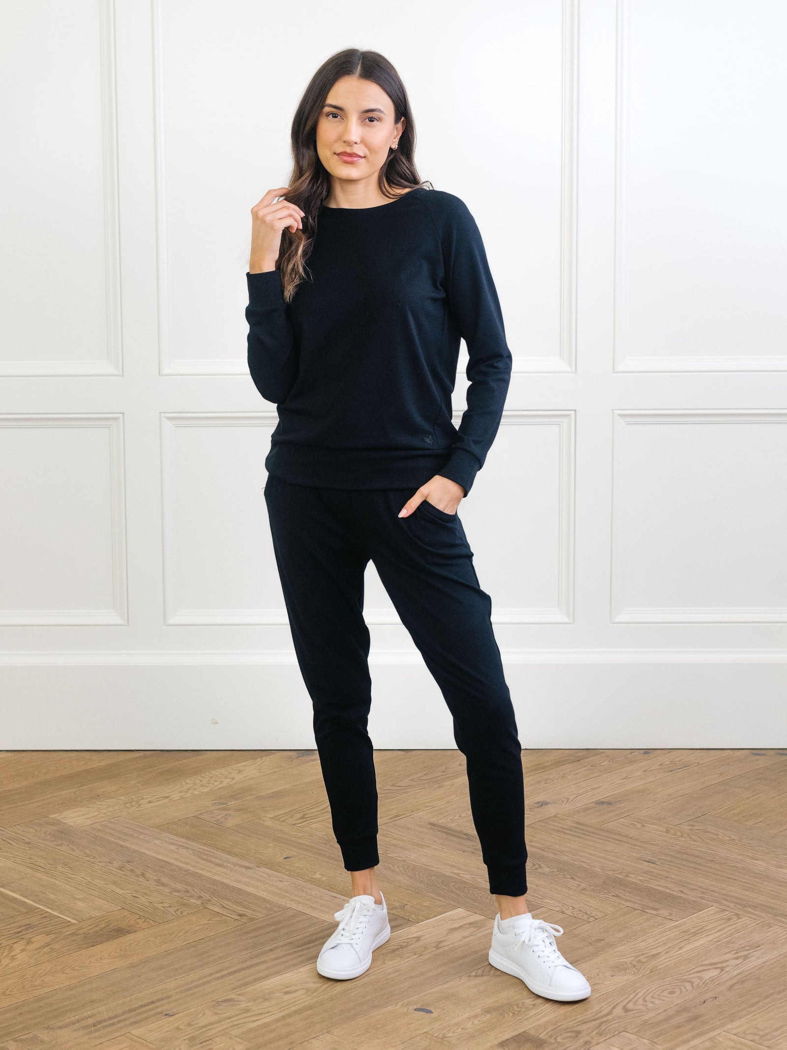 Black Joggers for Women - Cosy & Warm