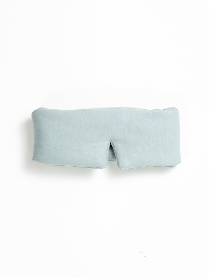 The Cozy Earth Adjustable Bamboo Sleep Mask in Brook is pictured on a white background.