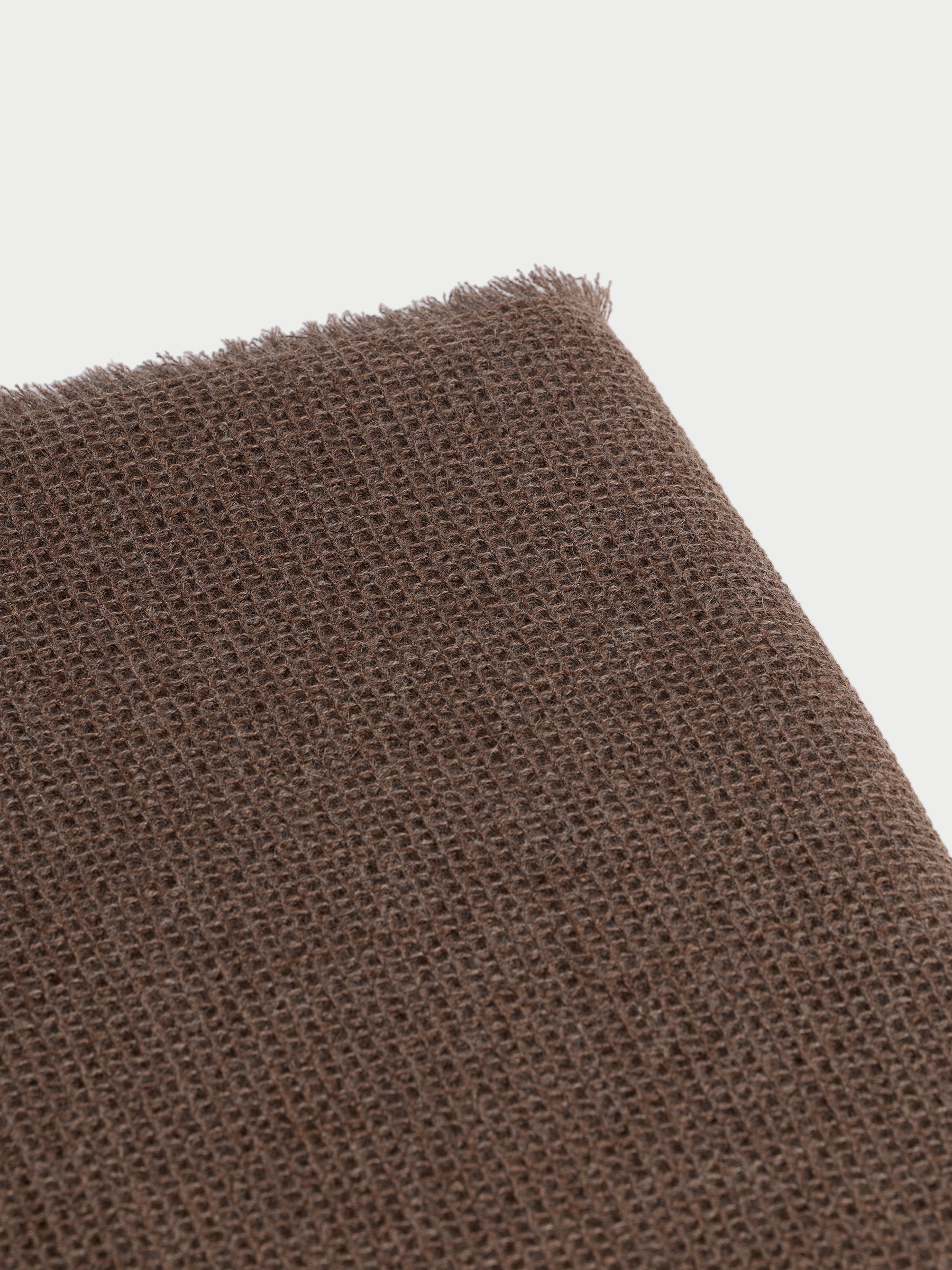 Corner of ebony alpaca throw |Color:Ebony