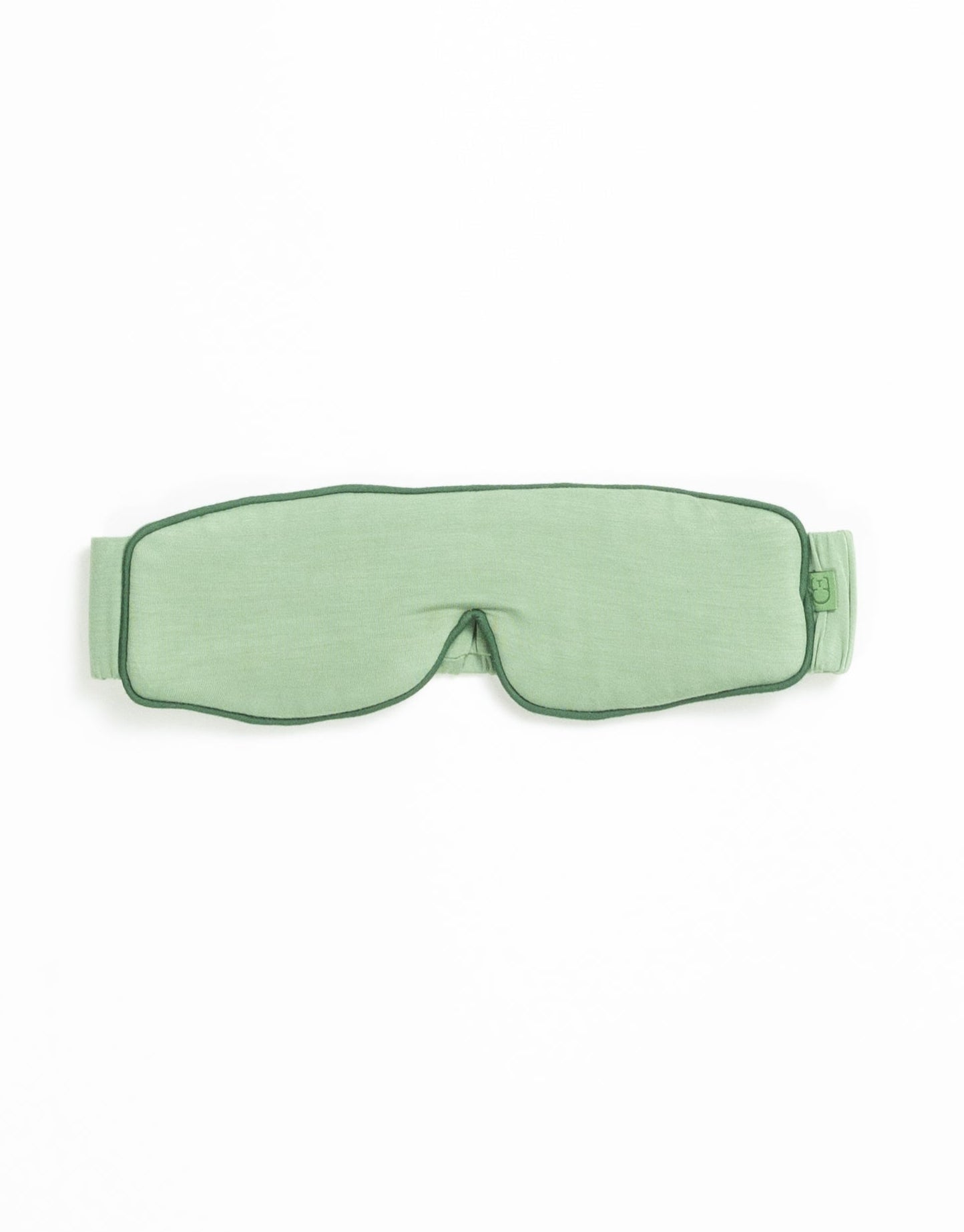 Fern sleep mask with white background |Color:Fern/Jade